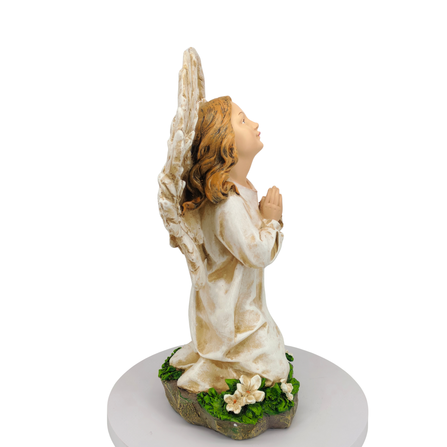 Angel Ornamental Statue Figurine - Hand Painted Resin - Extra Large (40cm)