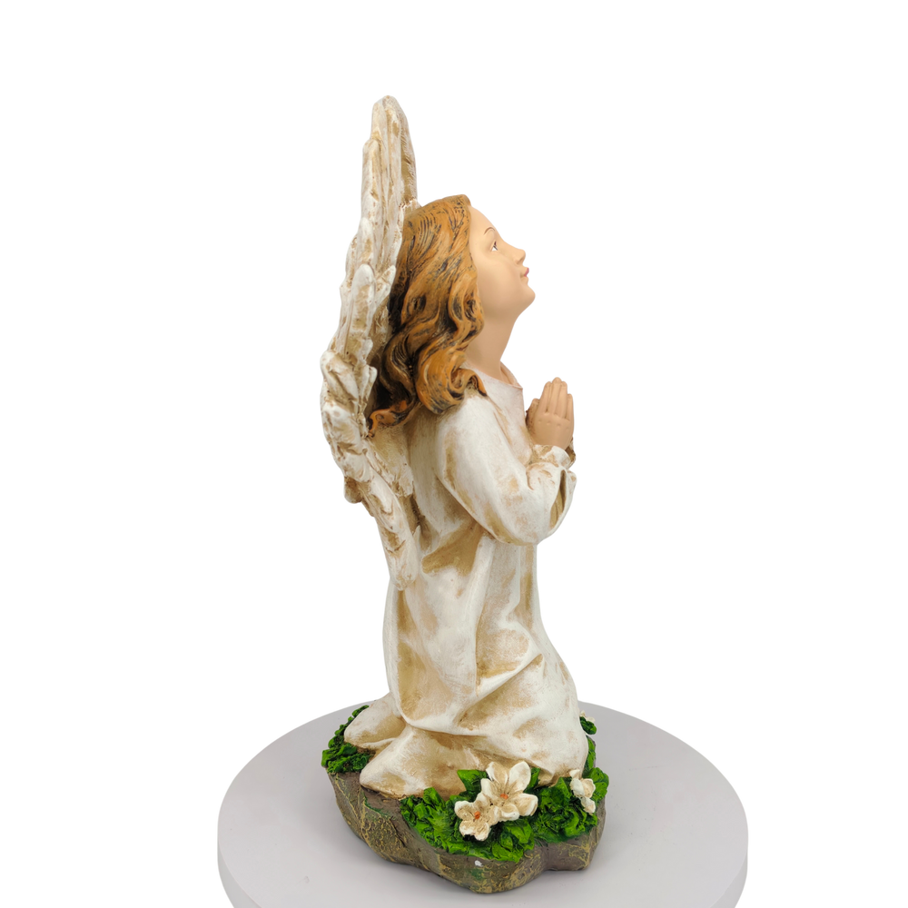 Angel Ornamental Statue Figurine - Hand Painted Resin - Extra Large (40cm)