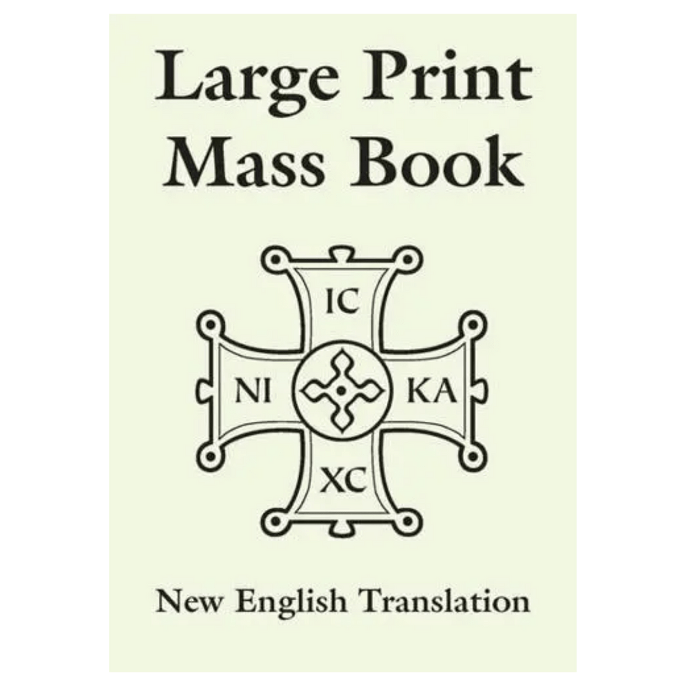 Large Print Mass Book (New English Translation) - JMJ Catholic Productsvariant