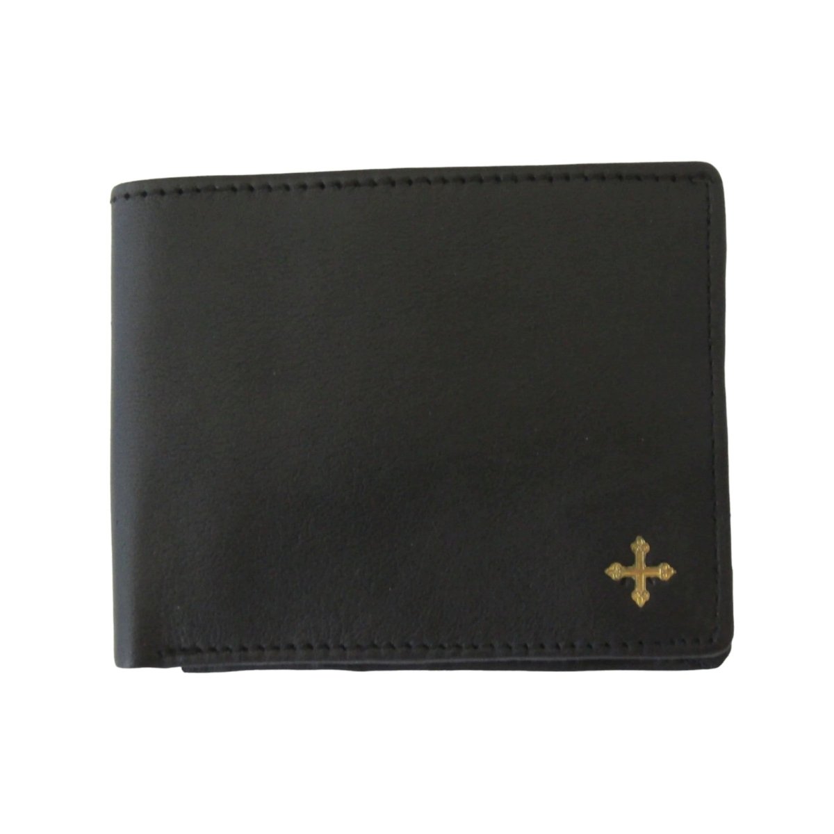 Leather Wallet with Cross — a Thoughtful Keepsake - JMJ Catholic Productsvariant