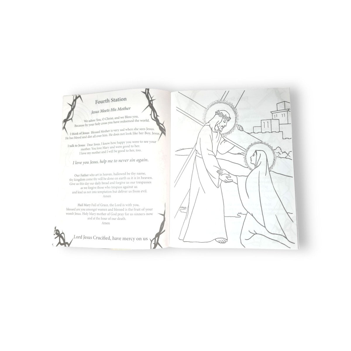 Let's Follow Jesus — Stations of the Cross Colouring Prayer Book for Children - JMJ Catholic Productsvariant