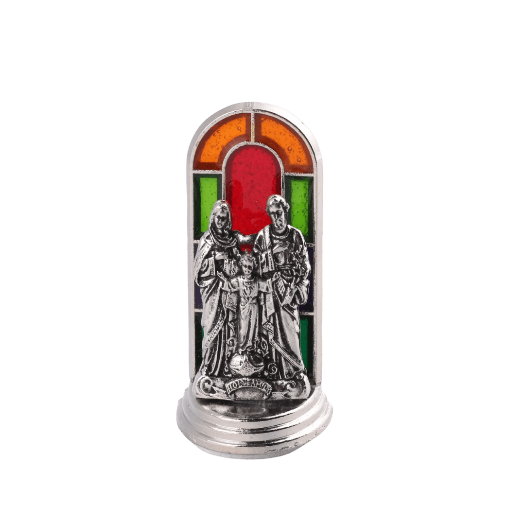 Miniature Stained Glass Religious Statues - 6 Styles available - JMJ Catholic Productsvariant