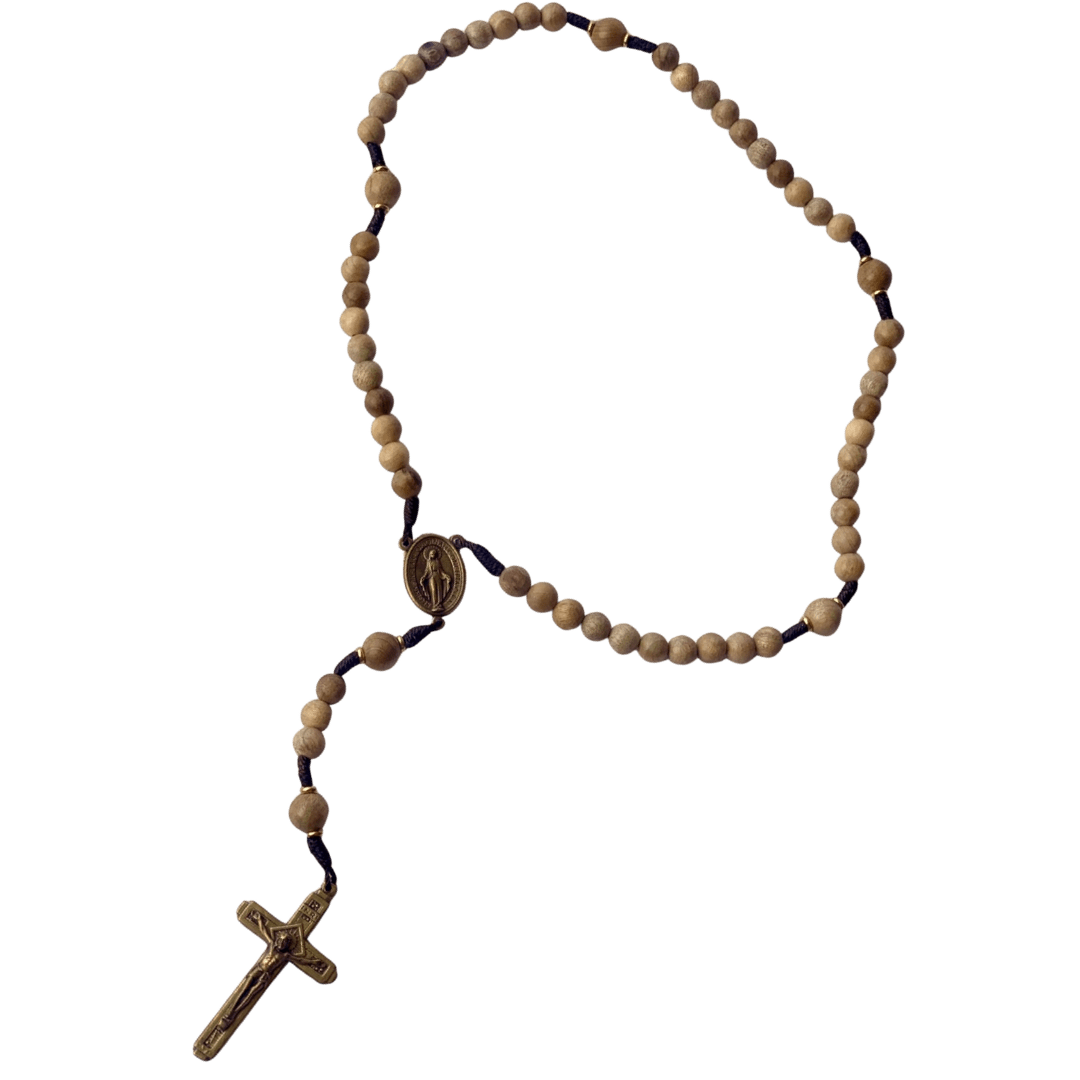 Miraculous Medal Heirloom Wooden Rosary — Australian Made - JMJ Catholic Productsvariant