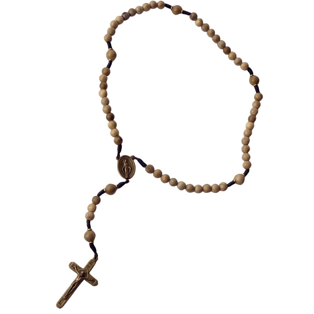 Miraculous Medal Heirloom Wooden Rosary — Australian Made - JMJ Catholic Productsvariant