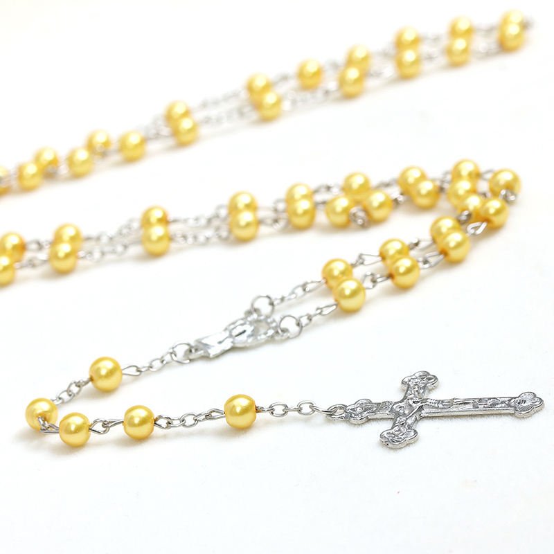 Multi-Colour Rosary with Crucifix - Available in 7 Colours - JMJ Catholic Productsvariant