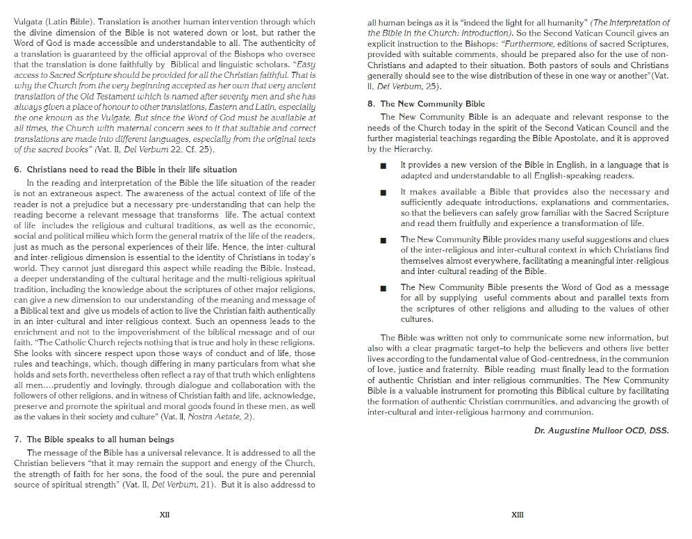 New Community Bible Catholic Standard Edition - JMJ Catholic Productsvariant
