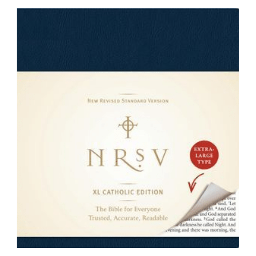 NRSV XL Catholic Edition (Navy) Bible Large Print