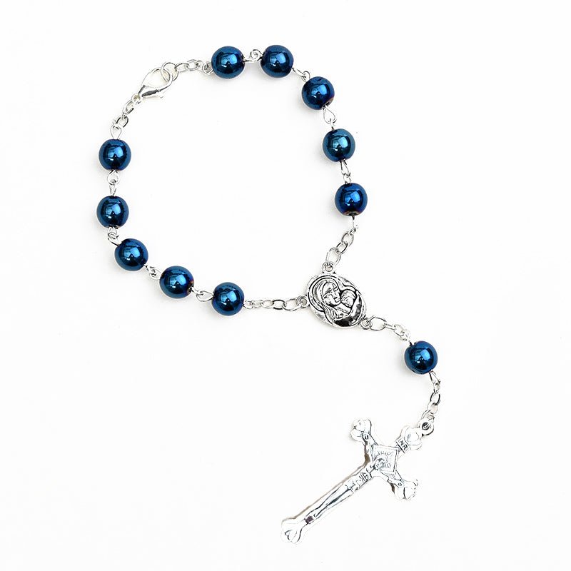 One Decade Rosary - Holy Mary and Saint Benedict - 2 Styles Available - JMJ Catholic Productsvariant