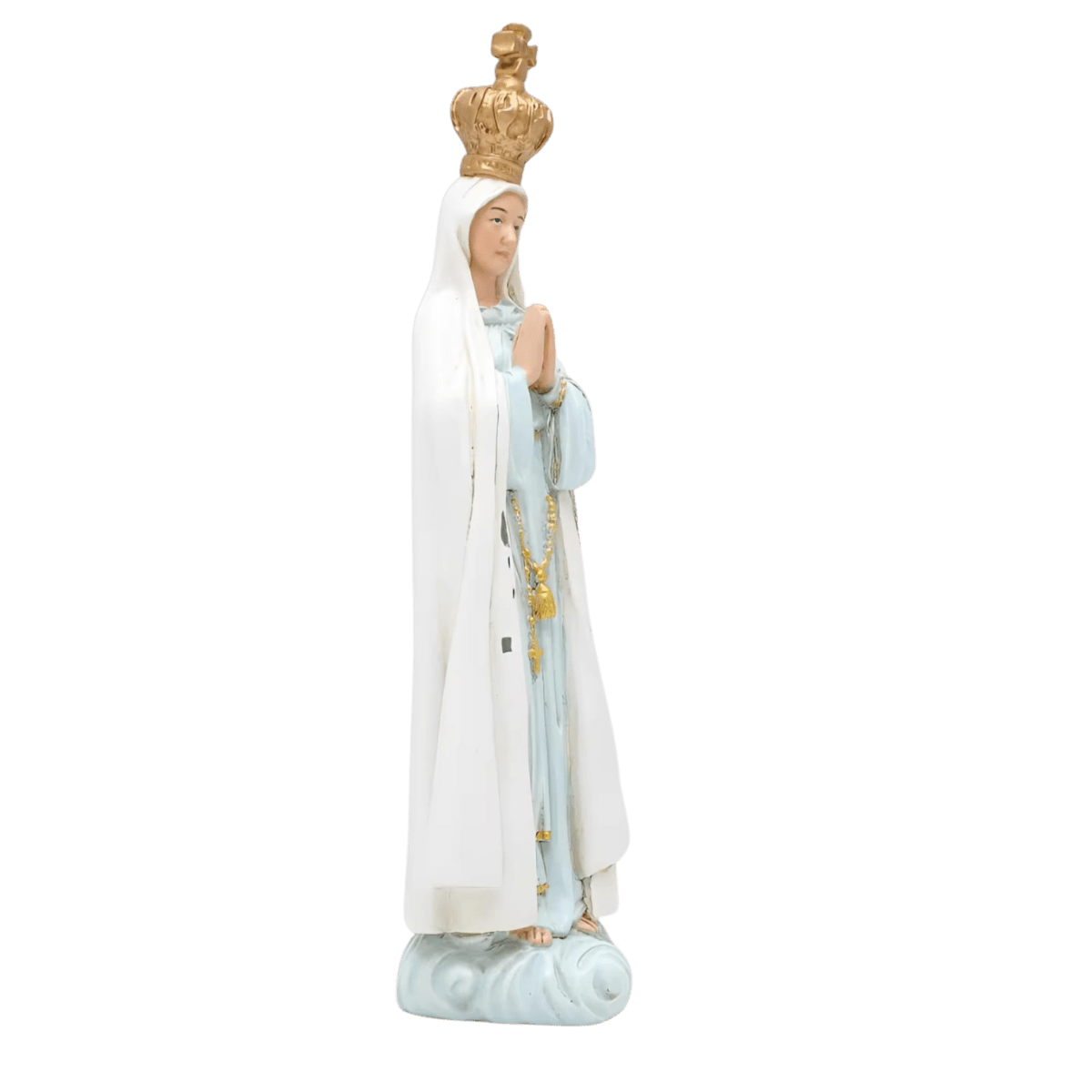 Our Lady of Fatima — Gentle Hand-Painted Resin Statue (Medium, 15cm) - JMJ Catholic Productsvariant