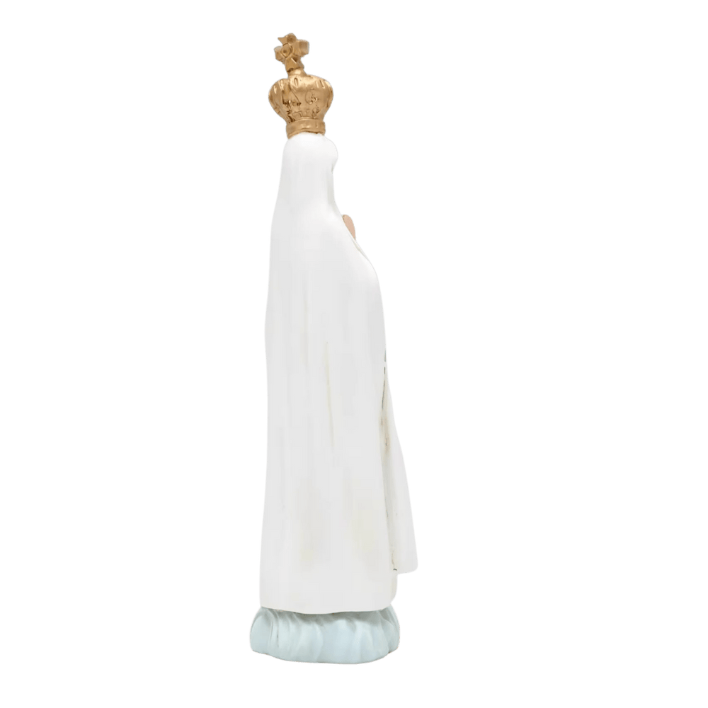 Our Lady of Fatima — Gentle Hand-Painted Resin Statue (Medium, 15cm) - JMJ Catholic Productsvariant