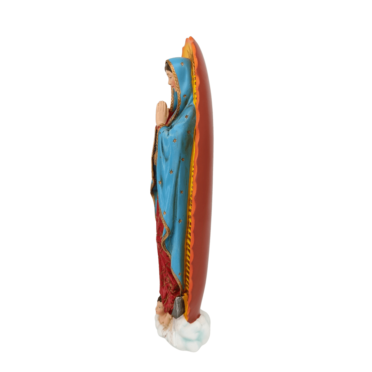 Our Lady of Guadalupe — Graceful Hand-Painted Resin Statue (Large, 25cm) - JMJ Catholic Productsvariant