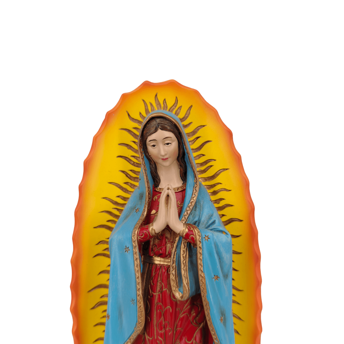 Our Lady of Guadalupe — Graceful Hand-Painted Resin Statue (Large, 25cm) - JMJ Catholic Productsvariant