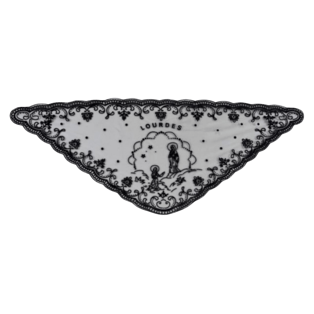 Our Lady of Lourdes Mantilla — Black - JMJ Catholic Productsvariant