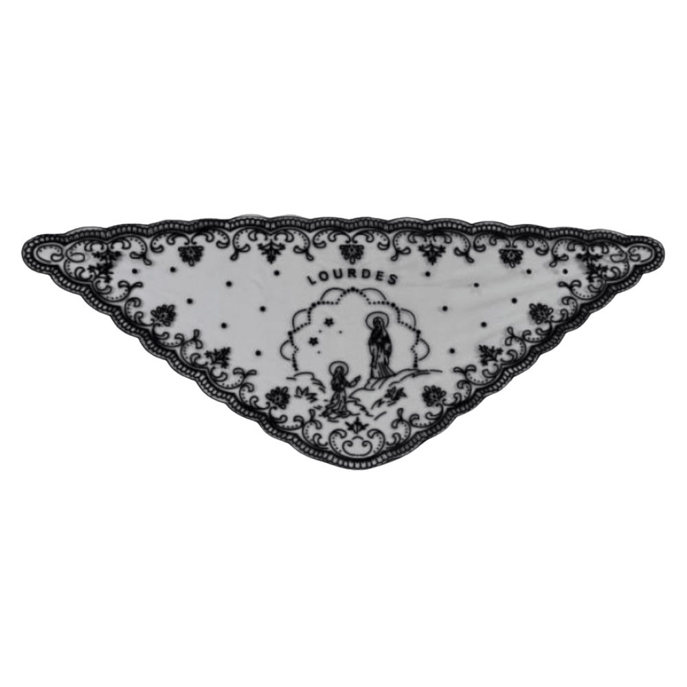 Our Lady of Lourdes Mantilla — Black - JMJ Catholic Productsvariant
