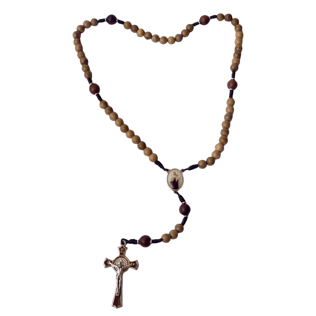 Our Lady of Mt Carmel Heirloom Rosary with Crucifix — Australian Made