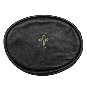 Oval Rosary Case — Soft Sheepskin Leather (2 Colours)