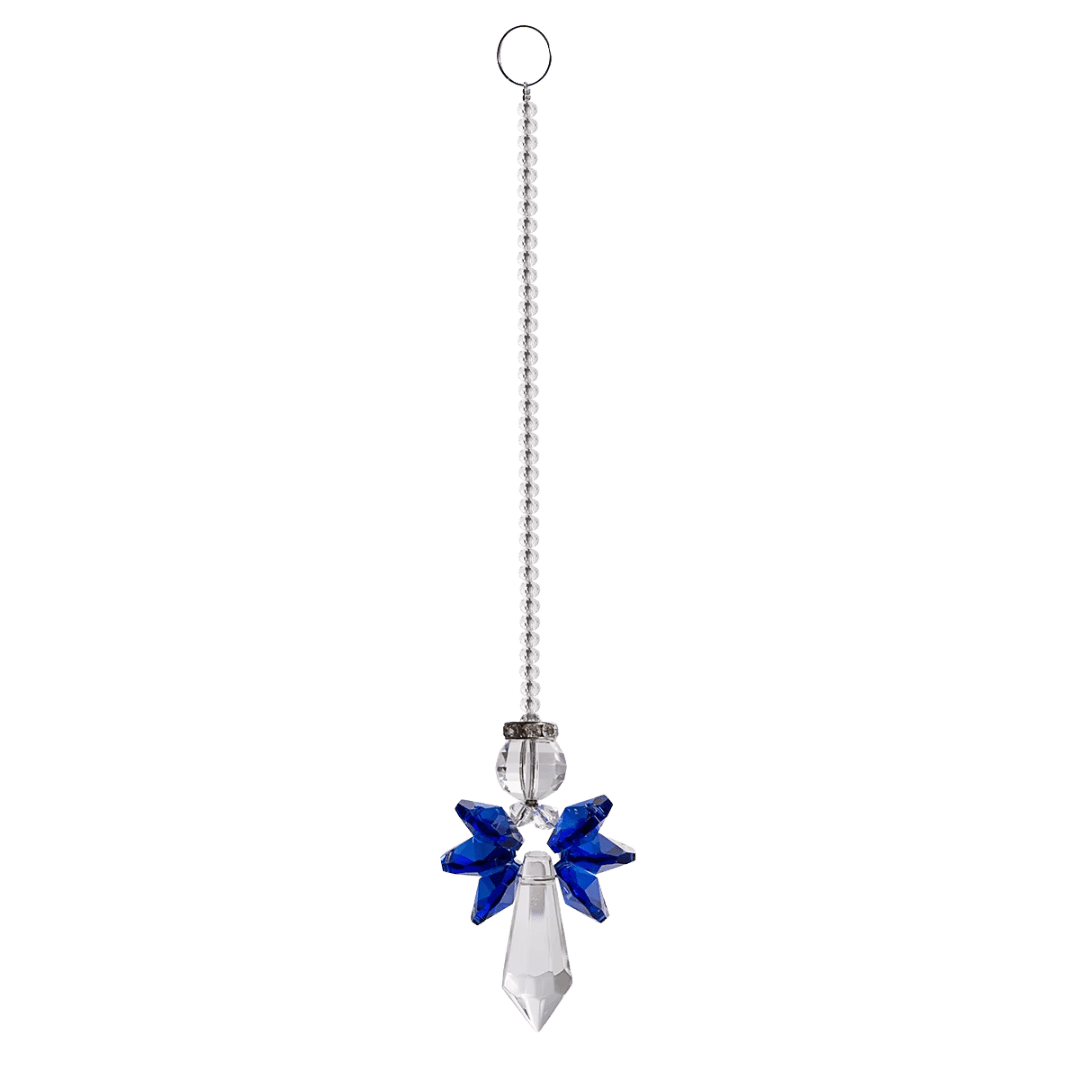 Premium Faceted Crystal Angel Hanging Ornament — Delicate Design - JMJ Catholic Productsvariant