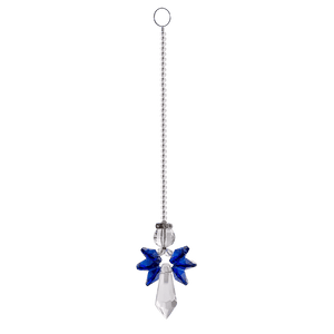 Premium Faceted Crystal Angel Hanging Ornament — Delicate Design