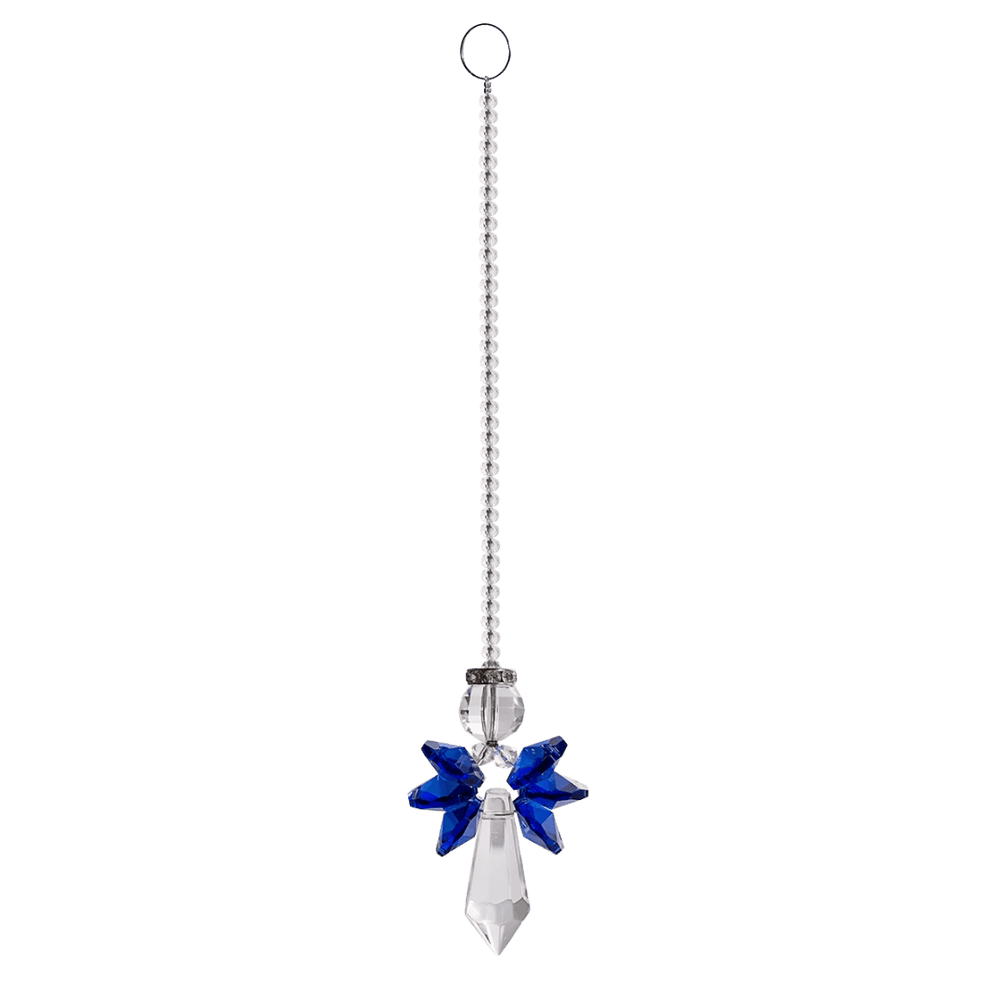 Premium Faceted Crystal Angel Hanging Ornament — Delicate Design - JMJ Catholic Productsvariant