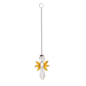Premium Faceted Crystal Angel Hanging Ornament — Delicate Design - image 4