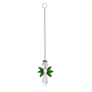 Premium Faceted Crystal Angel Hanging Ornament — Delicate Design - image 5