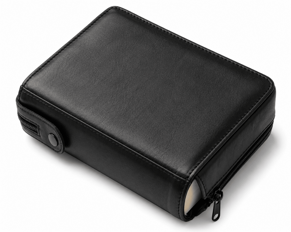 Premium Genuine Leather Breviary Missal Cover – Classic Plain Design
