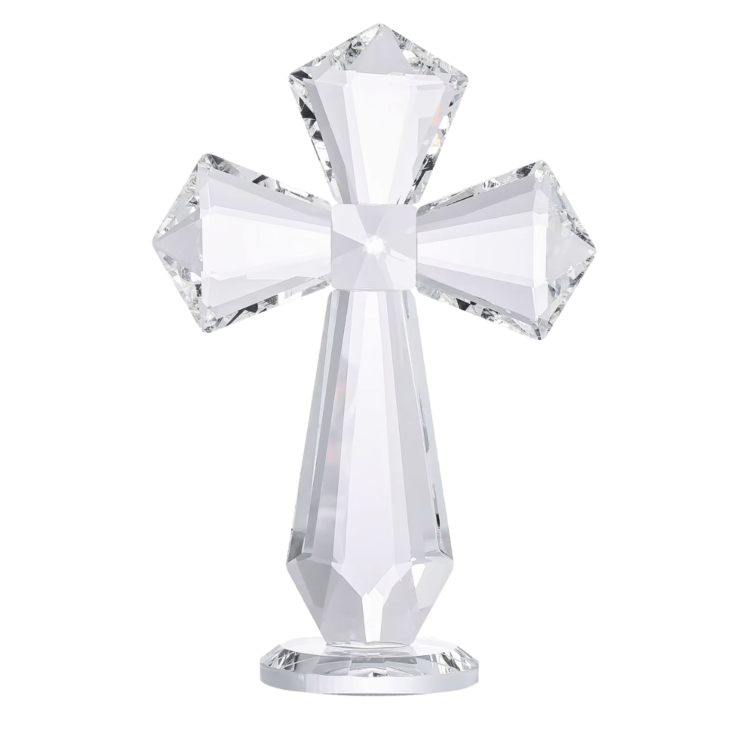 Premium Large Crystal Standing Crucifix — 2 Designs - JMJ Catholic Productsvariant