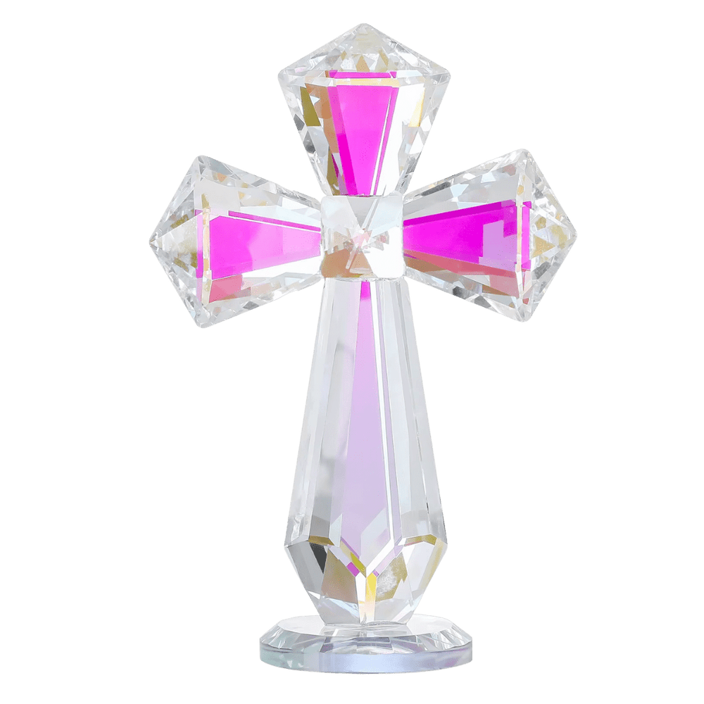 Premium Large Crystal Standing Crucifix — 2 Designs - JMJ Catholic Productsvariant