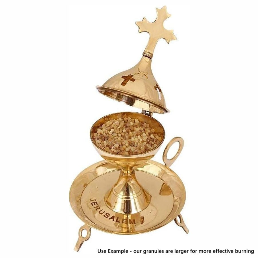 Pure Frankincense Resin — Sacred Incense for Prayer & Adoration (Various Weights) - JMJ Catholic Productsvariant