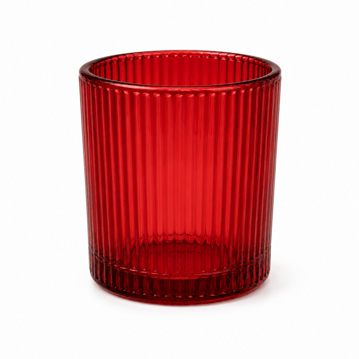 Red Glass Flameless LED Votive Candles — Realistic Warm Glow (Pack of 6) - JMJ Catholic Productsvariant