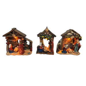 Resin Nativity Scene Ornament — a Gently Illuminated Devotional Keepsake (3 Styles) - image 2