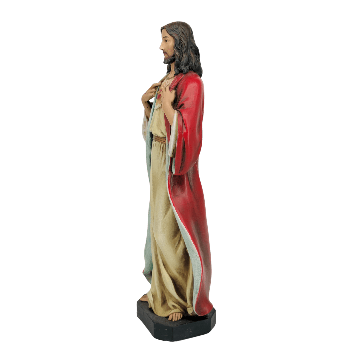 Sacred Heart of Jesus — Boundless Hand-Painted Resin Statue (Medium, 15cm) - JMJ Catholic Productsvariant