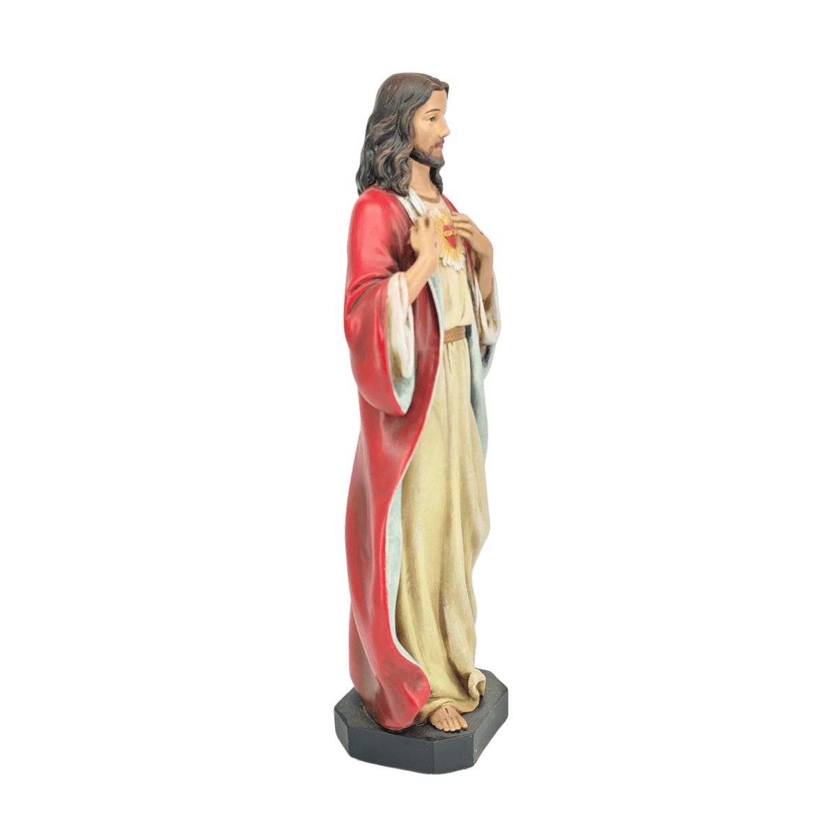 Sacred Heart of Jesus — Boundless Hand-Painted Resin Statue (Medium, 15cm) - JMJ Catholic Productsvariant