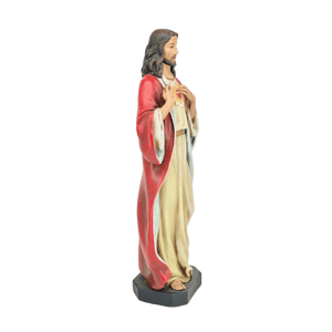 Sacred Heart of Jesus — Boundless Hand-Painted Resin Statue (Medium, 15cm) - image 4