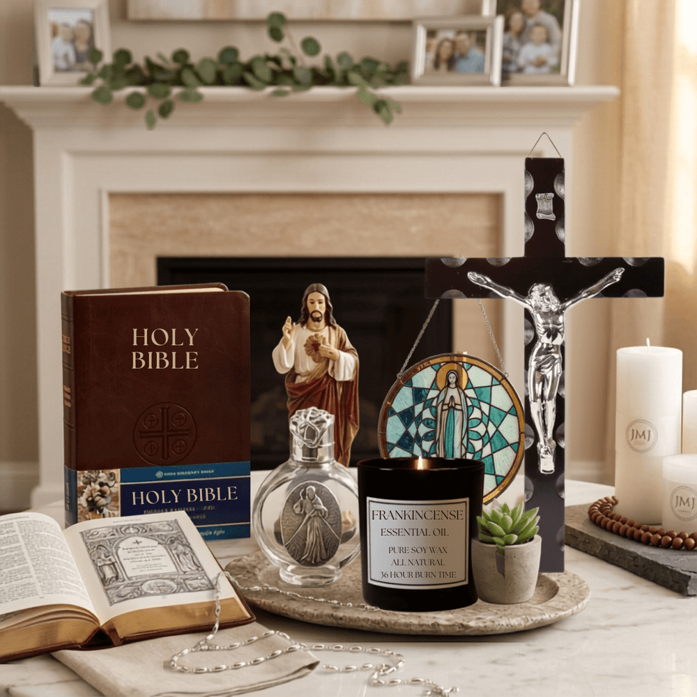 Sacred Home Setup Bundle - JMJ Catholic Productsvariant