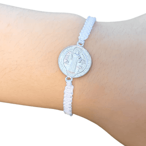 Saint Benedict Protection Cord Bracelet - 7 Colours available - image 3