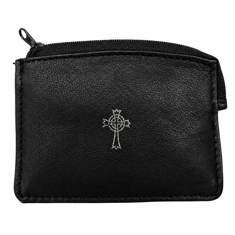 Sheepskin Rosary Case (2 Colours) - JMJ Catholic Productsvariant