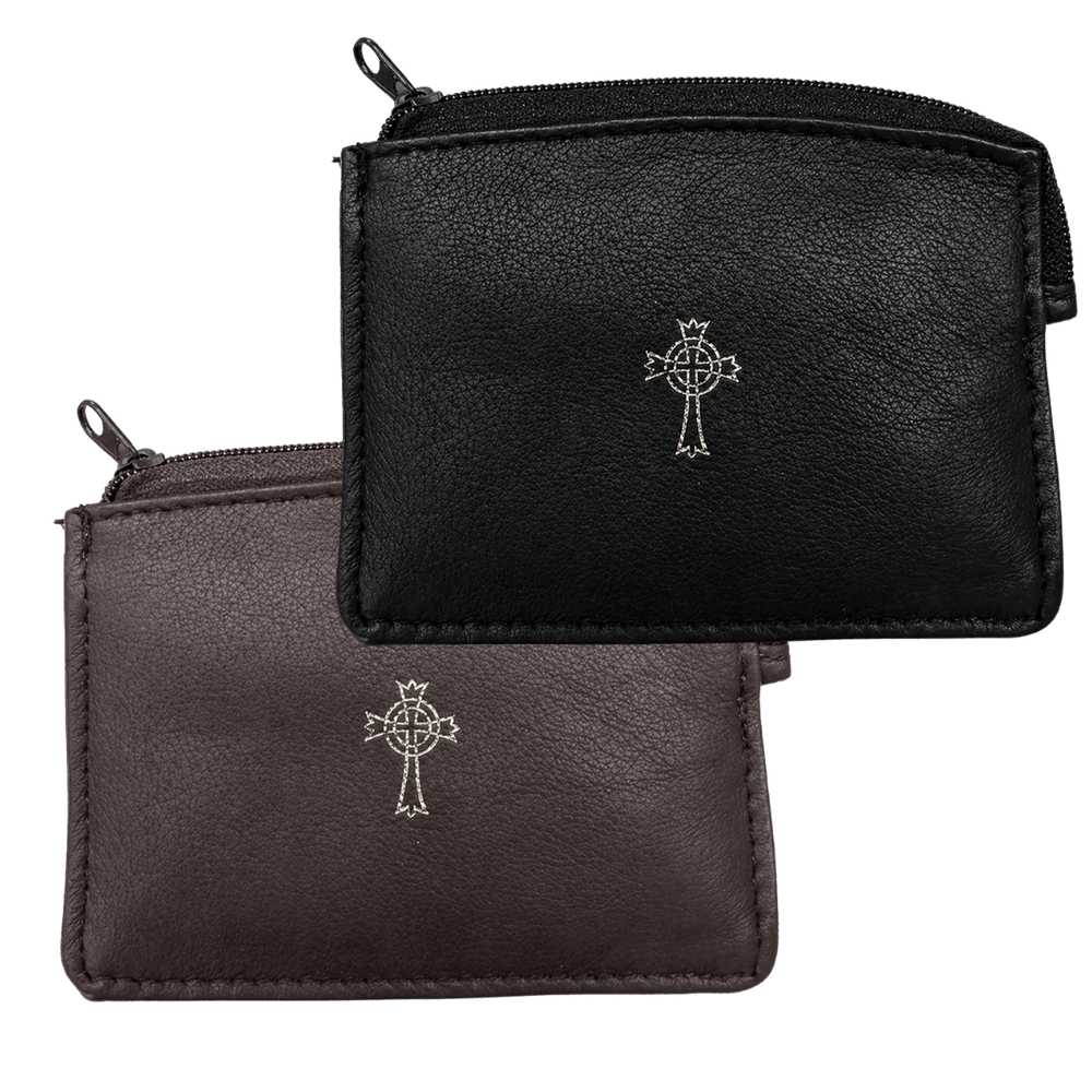 Sheepskin Rosary Case (2 Colours) - JMJ Catholic Productsvariant
