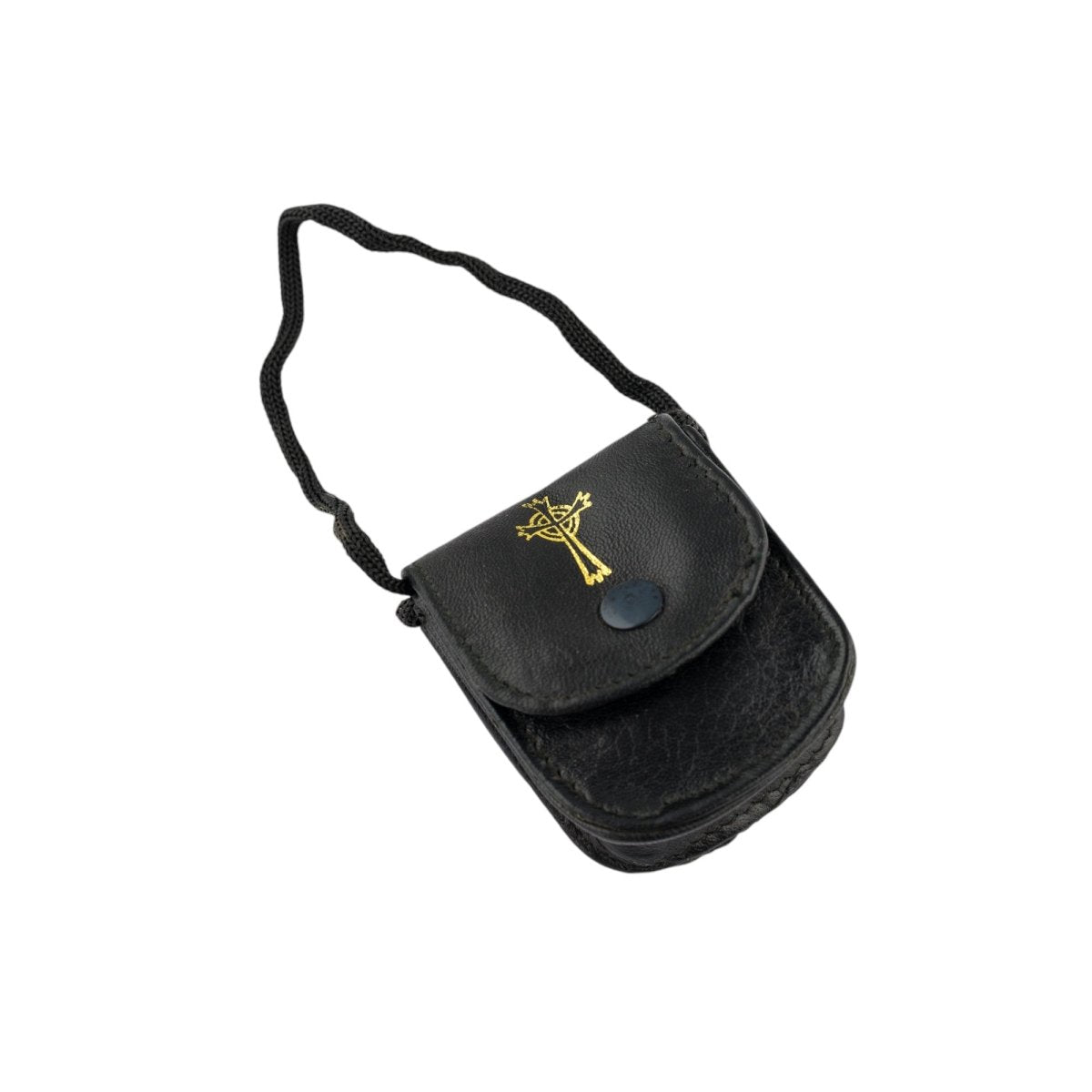 Small Leather Burse with Gusset