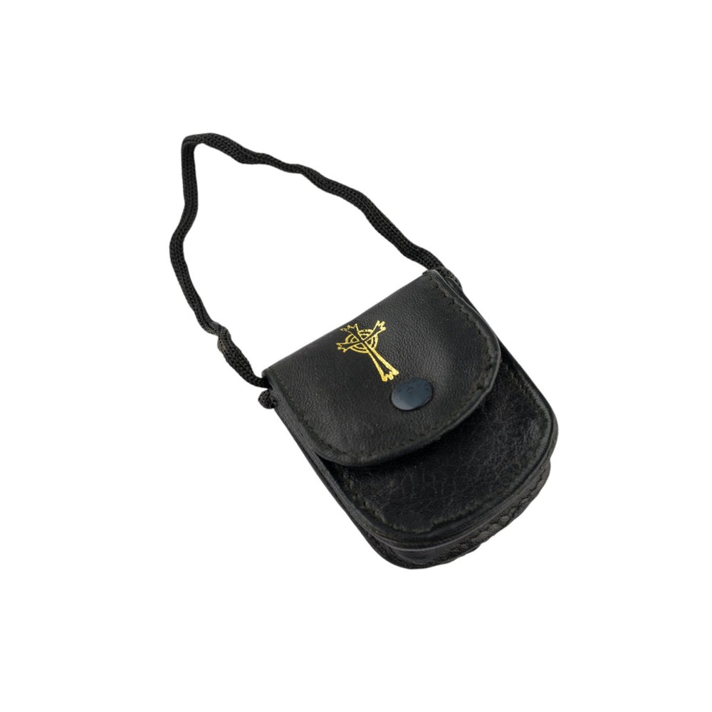 Small Leather Burse with Gusset - JMJ Catholic Productsvariant