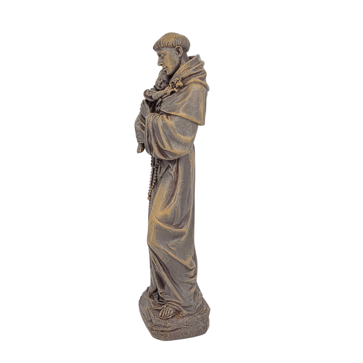St. Anthony of Padua — Devoted Hand-Painted Resin Statue (Large, 30cm) - JMJ Catholic Productsvariant