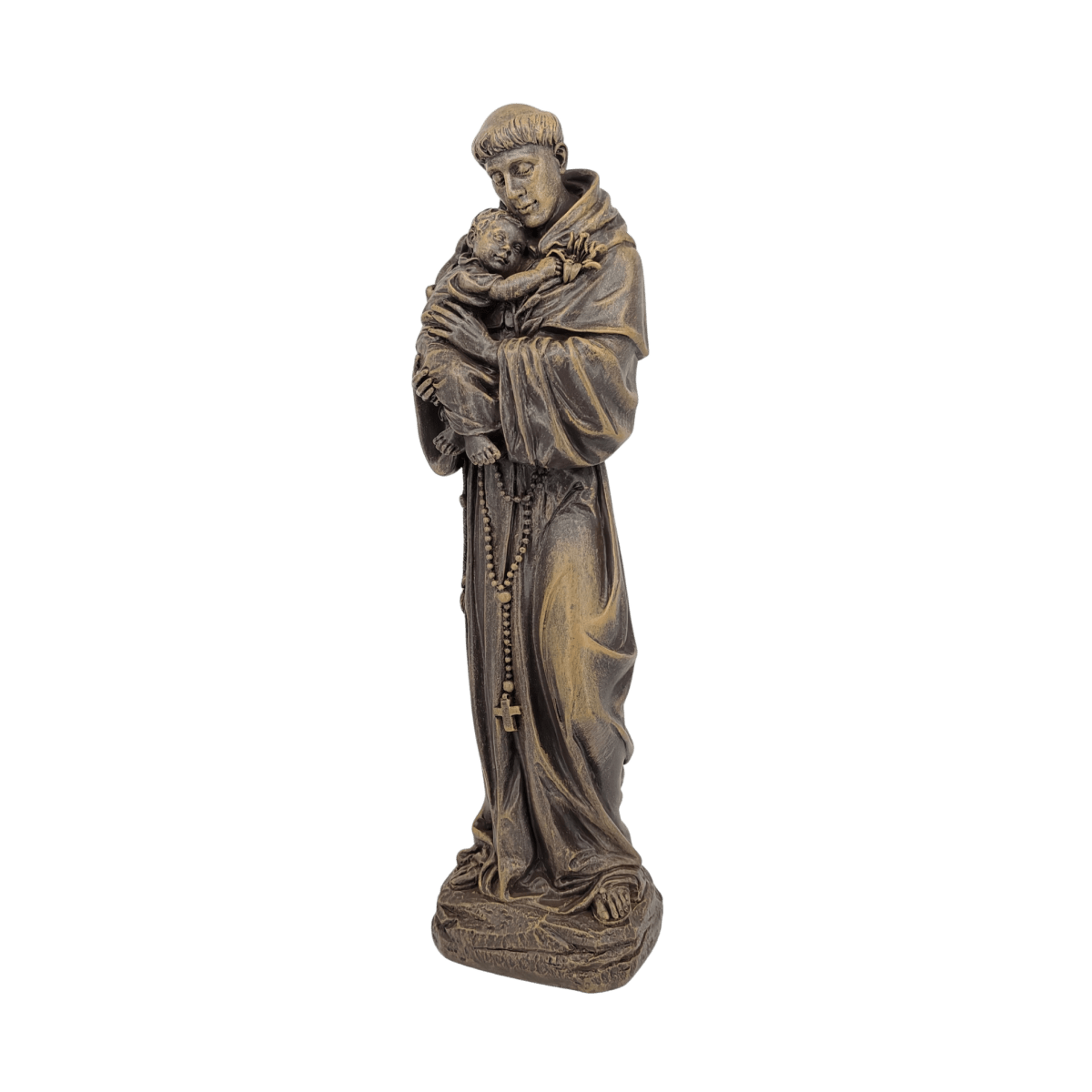 St. Anthony of Padua — Devoted Hand-Painted Resin Statue (Large, 30cm)