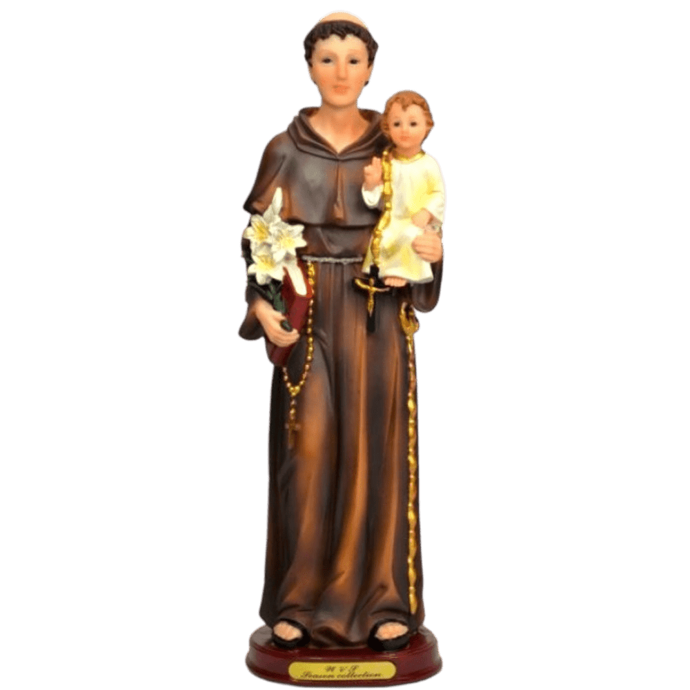 St Anthony Resin Statue - JMJ Catholic Productsvariant