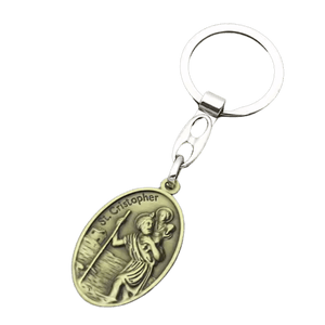 St. Christopher & St. Anthony Double-Sided Catholic Keyring – 2 Colours Available - image 5