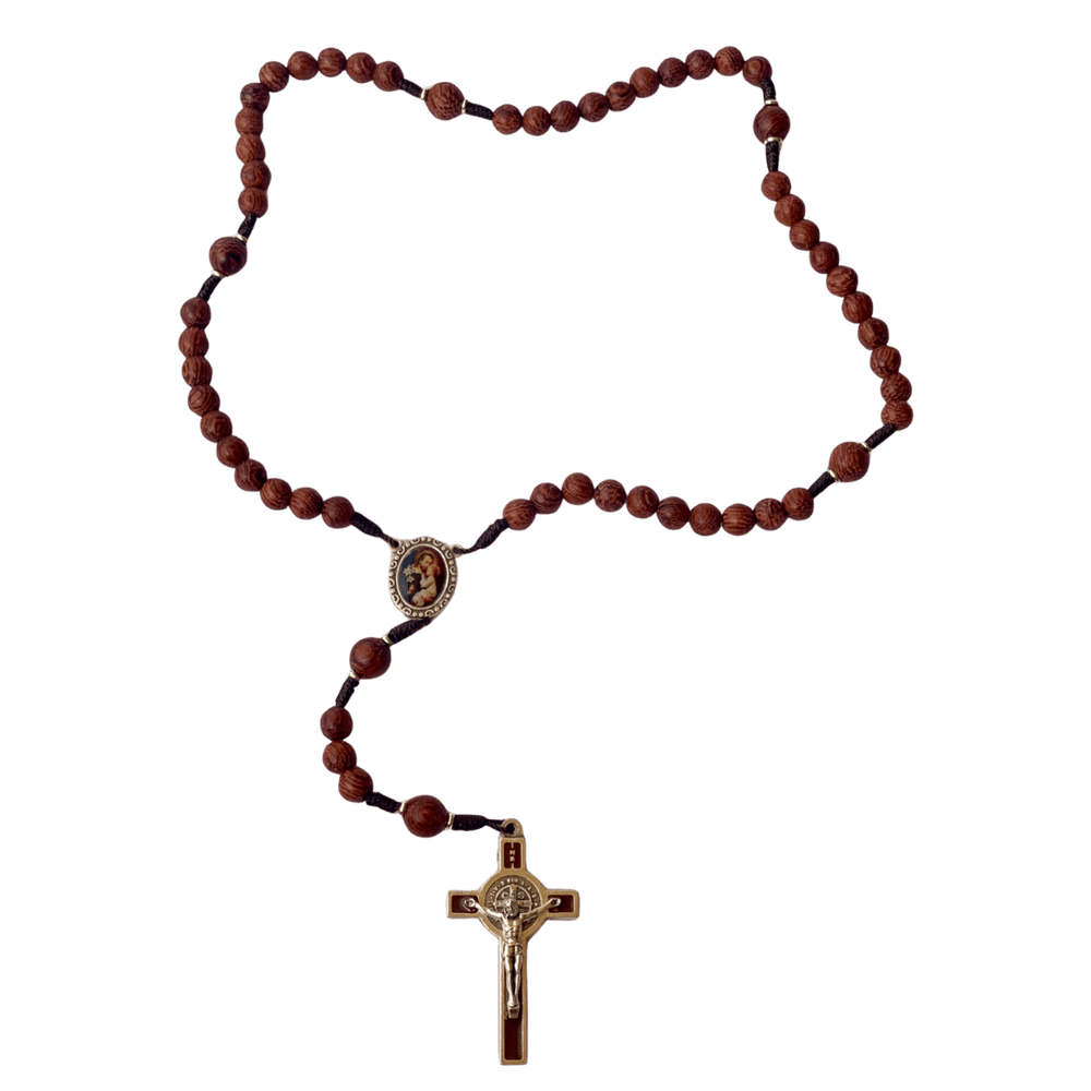St Joseph Artisan Wooden Rosary — Australian Made - JMJ Catholic Productsvariant