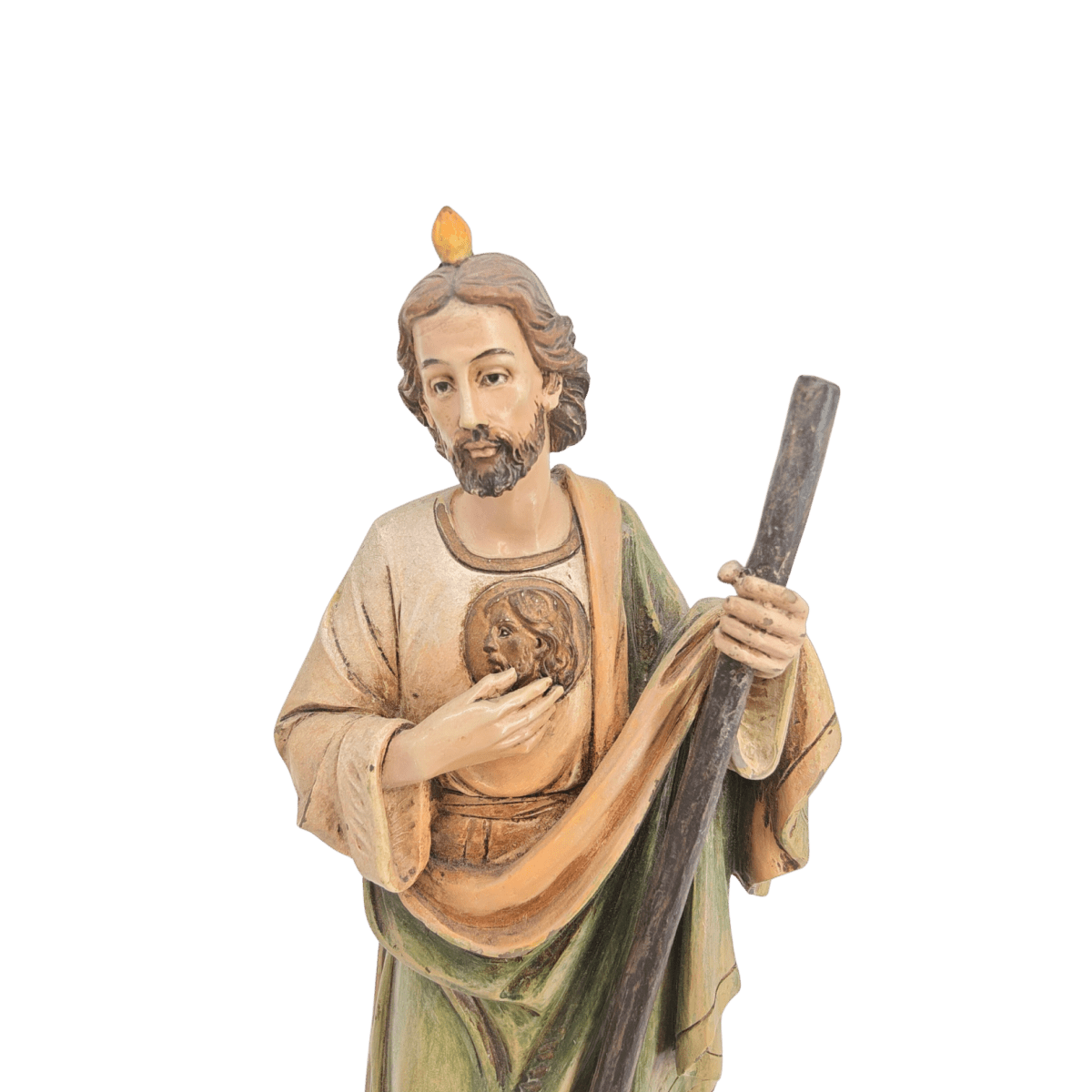St. Jude — Consoling Hand-Painted Resin Statue (Medium, 21cm) - JMJ Catholic Productsvariant