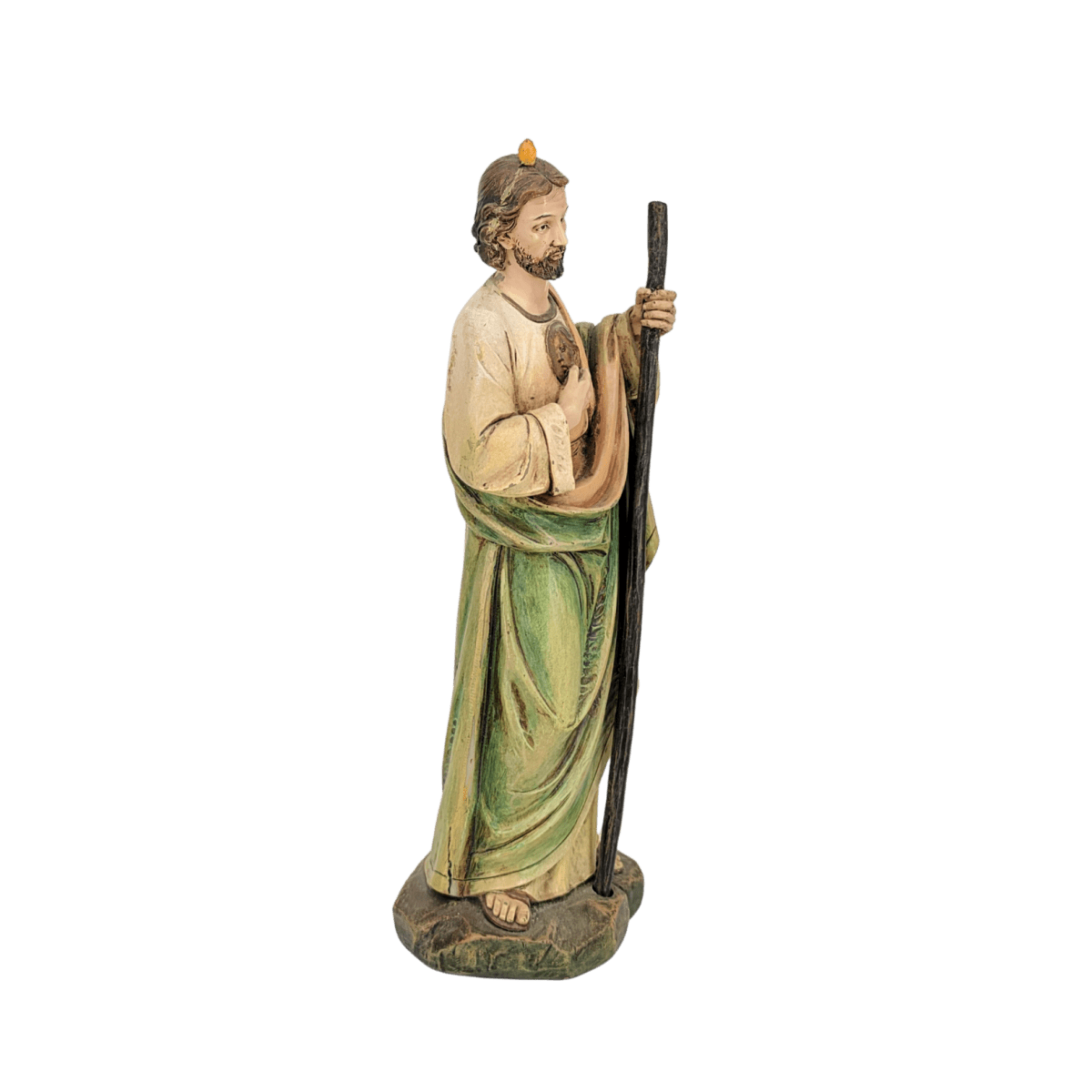 St. Jude — Consoling Hand-Painted Resin Statue (Medium, 21cm) - JMJ Catholic Productsvariant