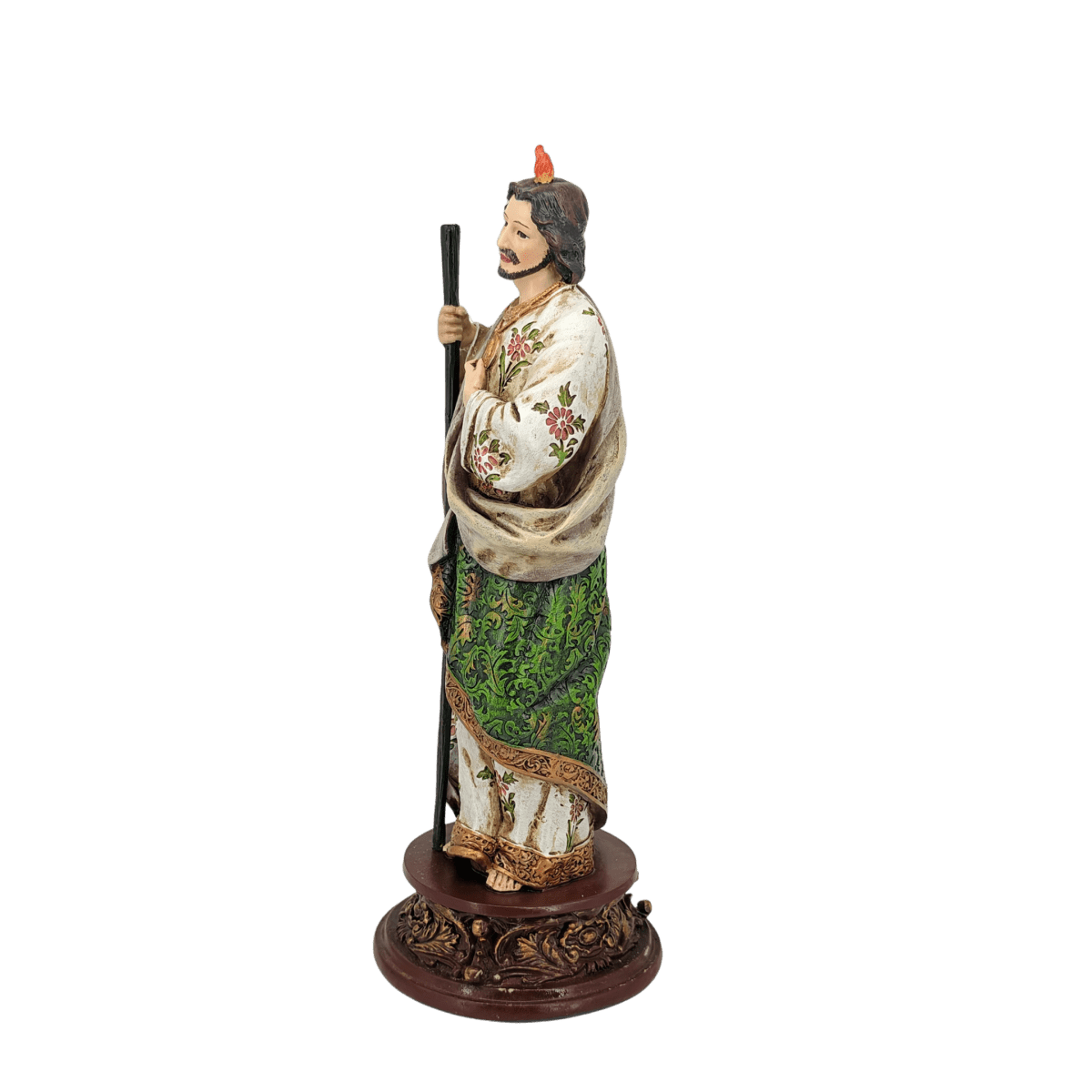 St. Jude — Faithful Hand-Painted Resin Statue (Large, 24cm) - JMJ Catholic Productsvariant