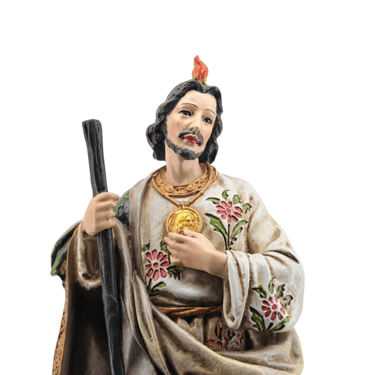 St. Jude — Faithful Hand-Painted Resin Statue (Large, 24cm) - JMJ Catholic Productsvariant