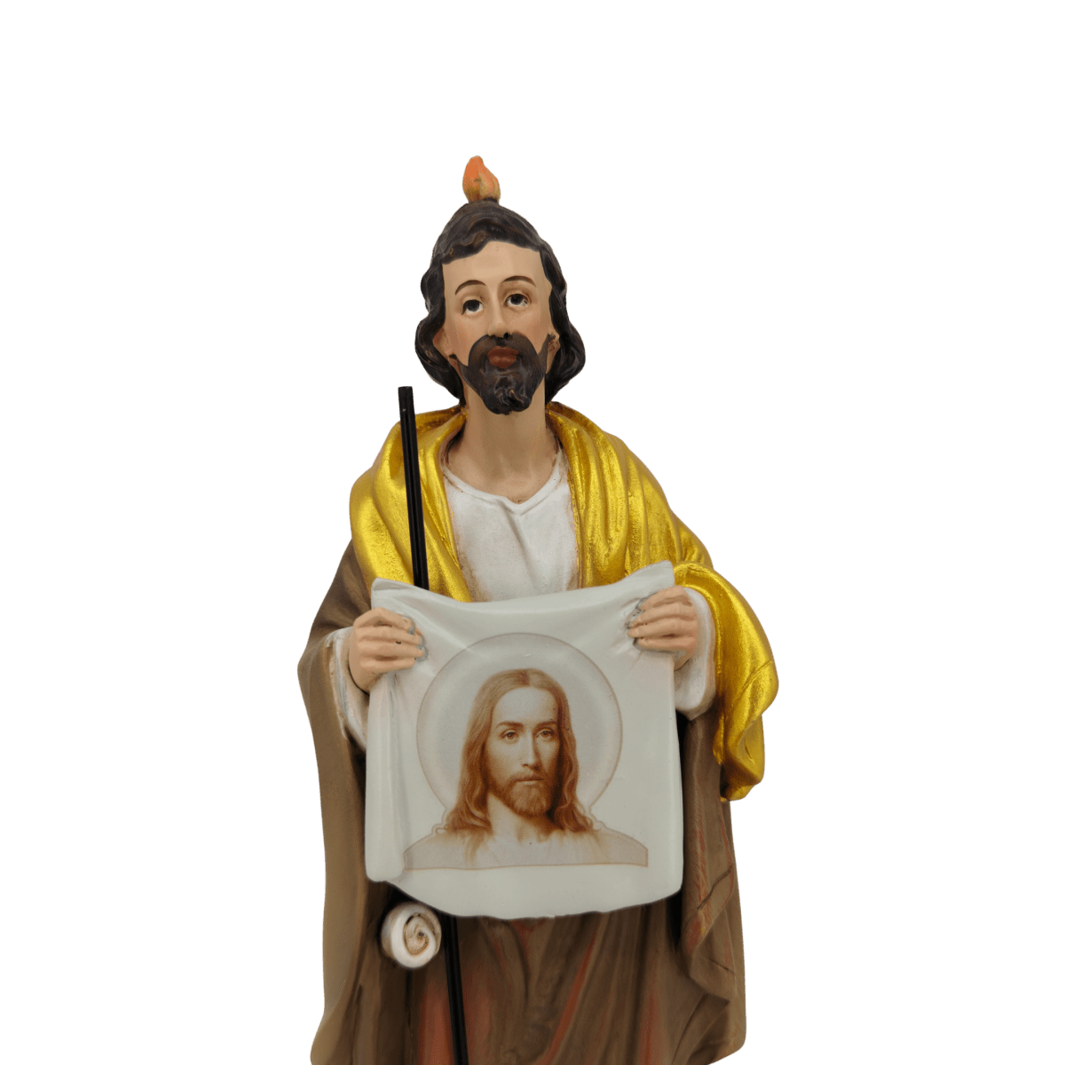 St. Jude Thaddeus — Compassionate Hand-Painted Resin Statue (Medium, 21cm) - JMJ Catholic Productsvariant